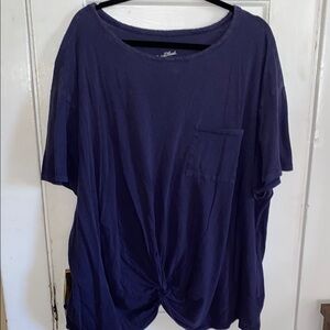 Universal Thread Knotted T-Shirt Size 4X